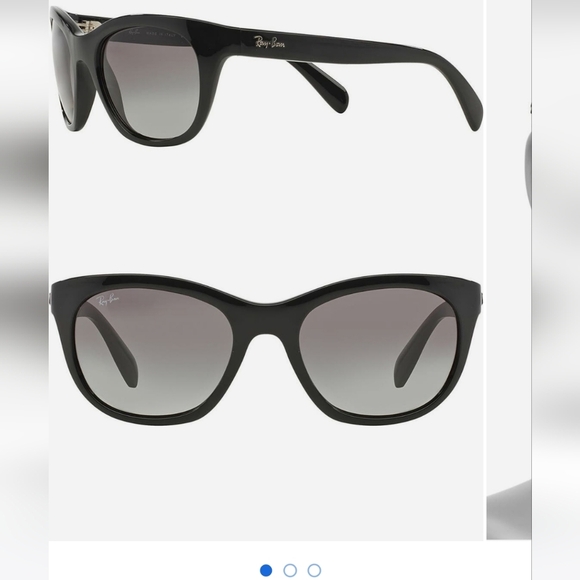 Ray-Ban Black Cat-Eye Sunglasses - Picture 2 of 2